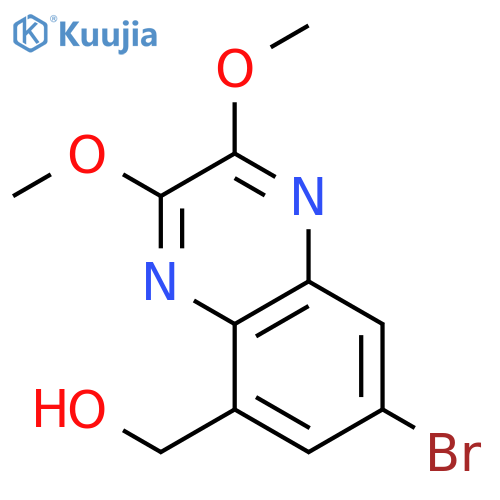 7-bromo-5-hydroxymethyl-2,3-dimethoxy-quinoxaline structure