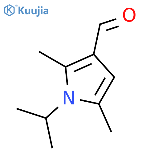2,5-dimethyl-1-(propan-2-yl)-1H-pyrrole-3-carbaldehyde structure