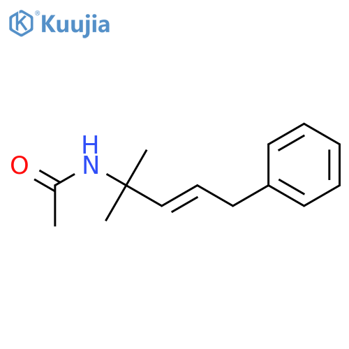 Acetamide, N-(1,1-dimethyl-4-phenyl-2-butenyl)- structure
