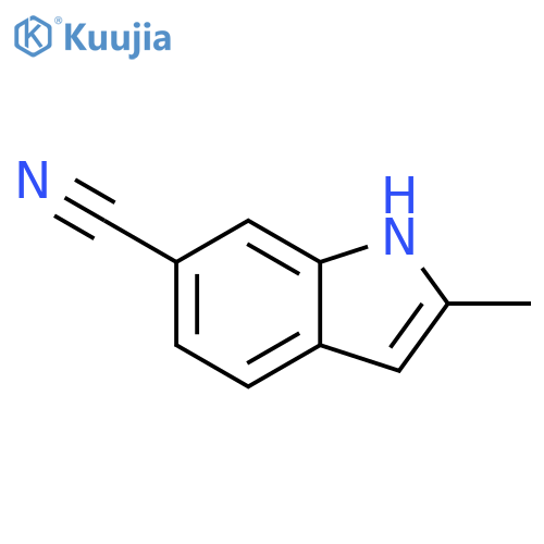 2-Methylindole-6-carbonitrile structure