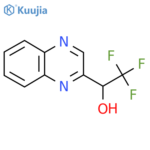 2,2,2-Trifluoro-1-(quinoxalin-2-yl)ethan-1-ol structure