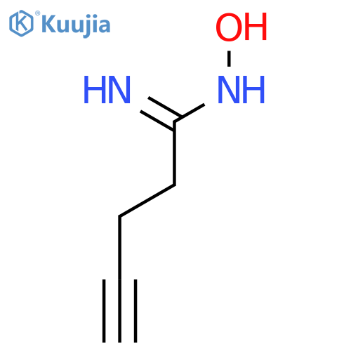 N'-hydroxypent-4-ynimidamide structure