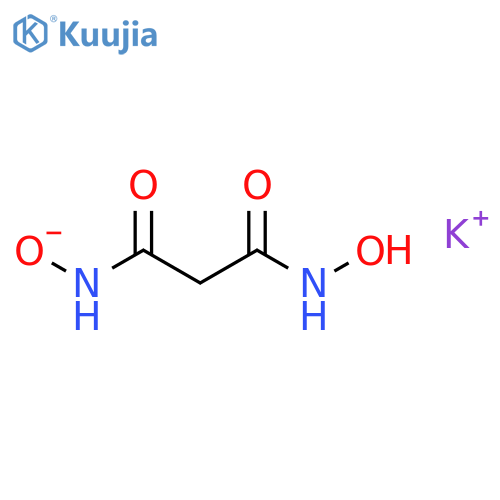 Potassium 1-(hydroxyamino)-3-(oxidoamino)-1,3-dioxopropane structure