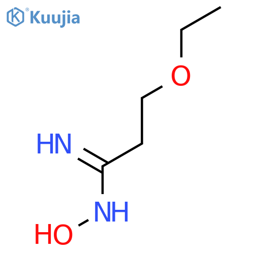 Propanimidamide,3-ethoxy-N-hydroxy- structure