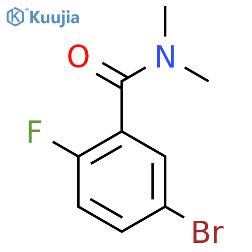 Benzamide, 5-bromo-2-fluoro-N,N-dimethyl- structure