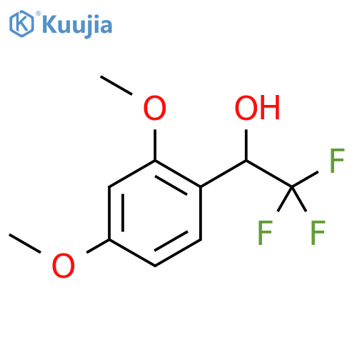 Benzenemethanol, 2,4-dimethoxy-α-(trifluoromethyl)- structure