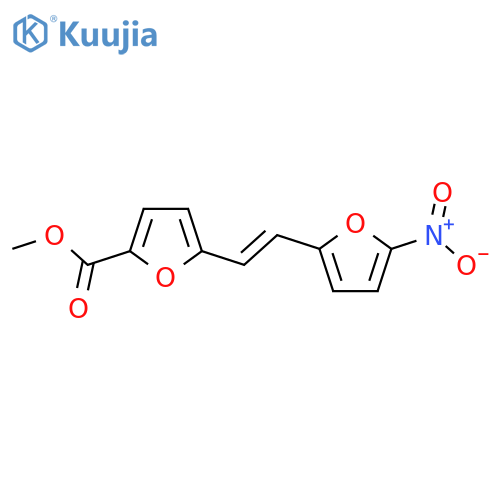 (E)-5-2-(5-Nitro-2-furyl)vinyl-2-furoic Acid structure