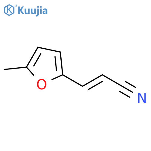 (2E)-3-(5-methyl-2-furanyl)-2-Propenenitrile structure