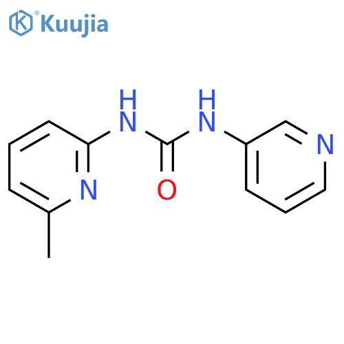 Urea, N-(6-methyl-2-pyridinyl)-N'-3-pyridinyl- structure