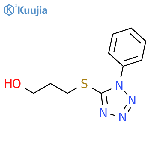 1-Propanol, 3-[(1-phenyl-1H-tetrazol-5-yl)thio]- structure