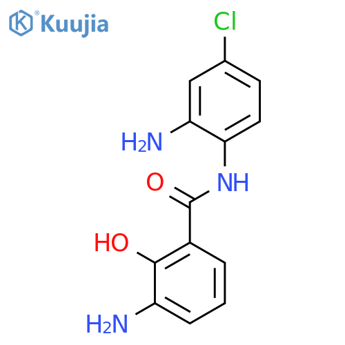 Benzamide, 3-amino-N-(2-amino-4-chlorophenyl)-2-hydroxy- structure