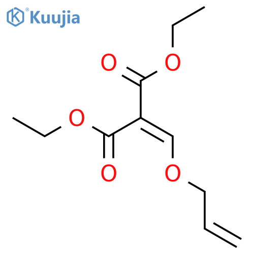 Propanedioic acid, [(2-propenyloxy)methylene]-, diethyl ester structure