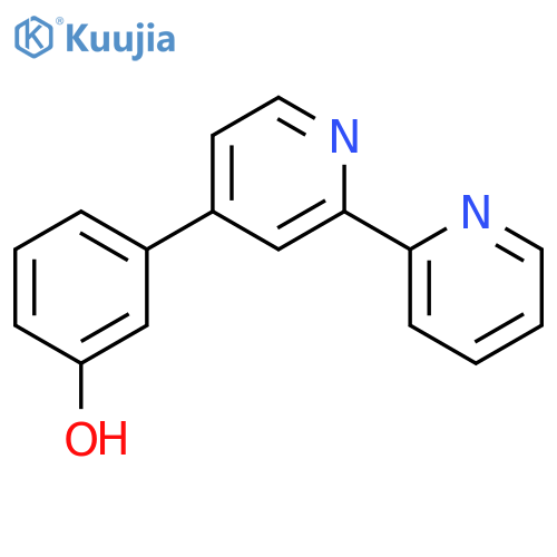 3-([2,2'-Bipyridin]-4-yl)phenol structure