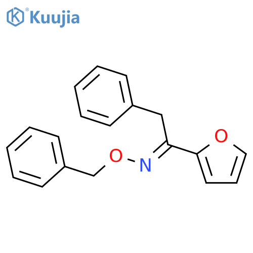 ETHANONE, 1-(2-FURANYL)-2-PHENYL-, O-(PHENYLMETHYL)OXIME, (E)- structure