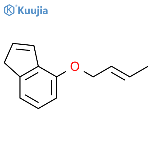 1H-Indene, 4-(2-butenyloxy)- structure