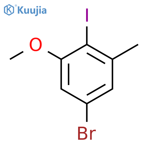 5-Bromo-2-iodo-1-methoxy-3-methylbenzene structure