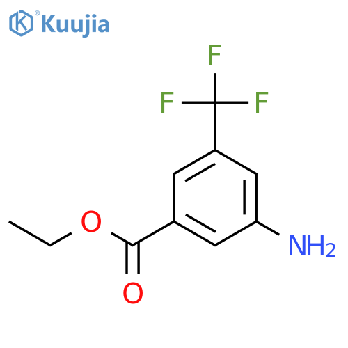 ethyl 3-amino-5-(trifluoromethyl)benzoate structure