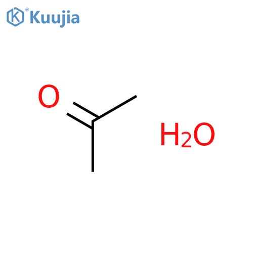 acetone clathrate hydrate structure