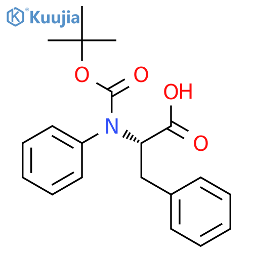 L-Phenylalanine, N-[(1,1-dimethylethoxy)carbonyl]-N-phenyl- structure