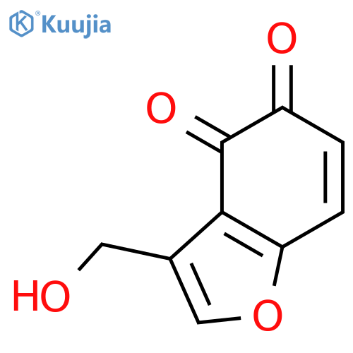 4,5-Benzofurandione, 3-(hydroxymethyl)- structure