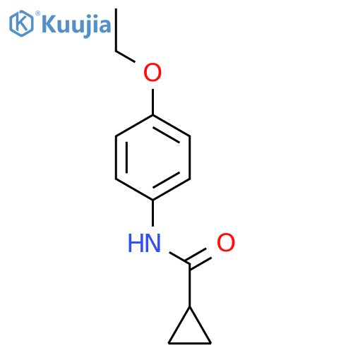 Cyclopropanecarboxamide,N-(4-ethoxyphenyl)- structure
