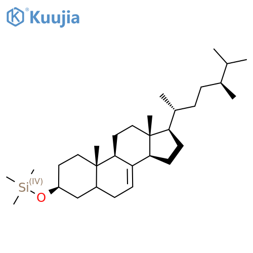 [(3S,9R,10S,13R,14R,17R)-17-[(2R,5S)-5,6-Dimethylheptan-2-yl]-10,13-dimethyl-2,3,4,5,6,9,11,12,14,15,16,17-dodecahydro-1H-cyclopenta[a]phenanthren-3-yl]oxy-trimethylsilane structure