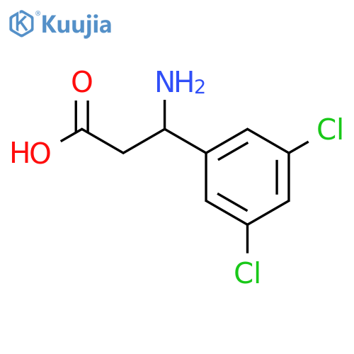 3-Amino-3-(3,5-dichlorophenyl)propionic Acid structure