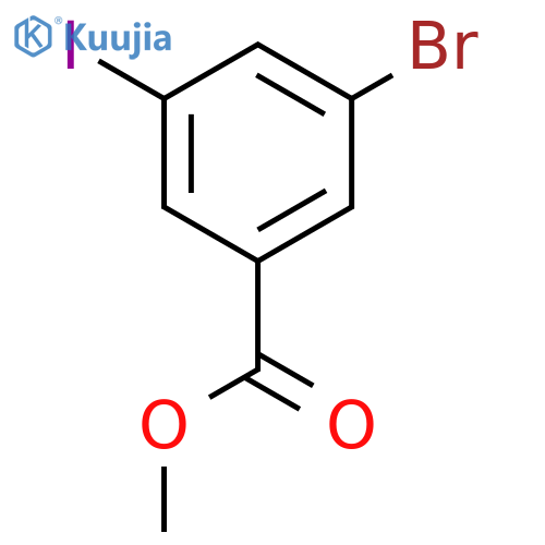 Methyl 3-bromo-5-iodobenzoate structure