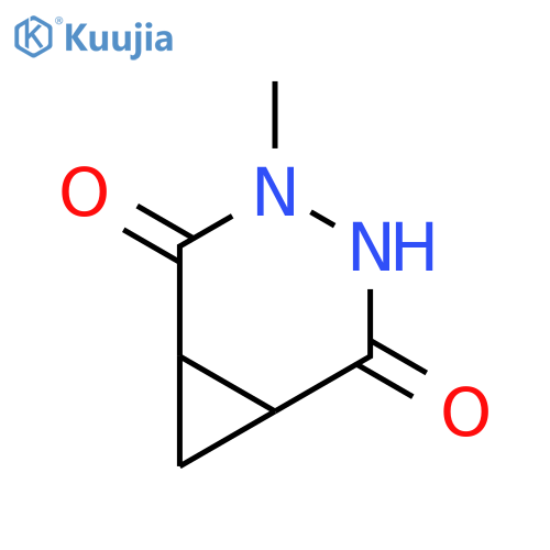 3-Methyl-3,4-diazabicyclo[4.1.0]heptane-2,5-dione structure