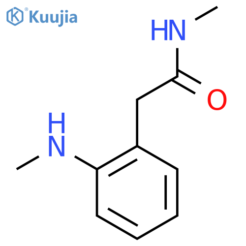 N-methyl-2-2-(methylamino)phenylacetamide structure