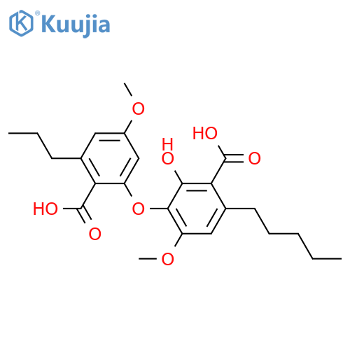 Ramalinic acid A; 4-Pentyl homologue structure