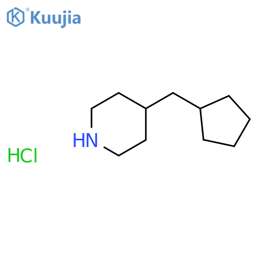 4-(Cyclopentylmethyl)piperidine Hydrochloride structure