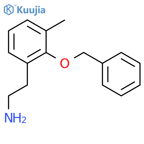 Benzeneethanamine, 3-methyl-2-(phenylmethoxy)- structure