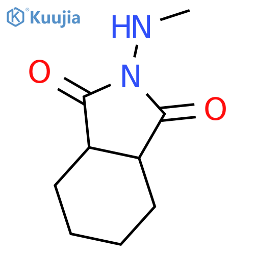 1H-Isoindole-1,3(2H)-dione, hexahydro-2-(methylamino)-, cis- structure