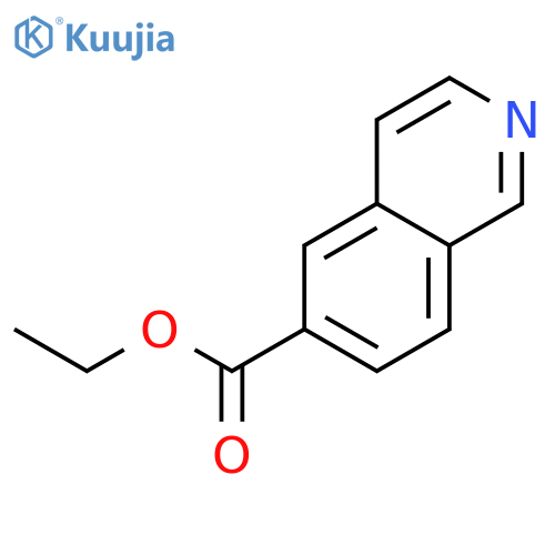 Ethyl isoquinoline-6-carboxylate structure