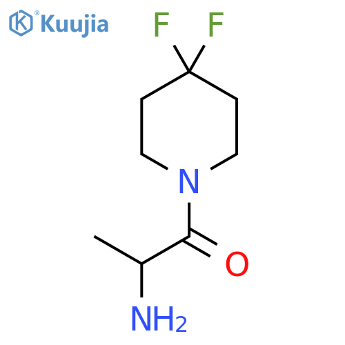 2-Amino-1-(4,4-difluoropiperidin-1-yl)propan-1-one structure