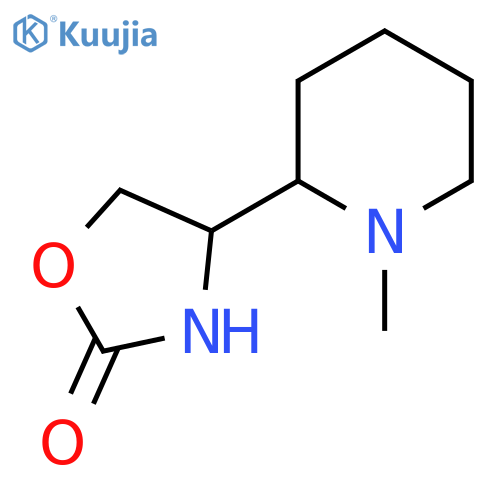 4-(1-methylpiperidin-2-yl)-1,3-oxazolidin-2-one structure