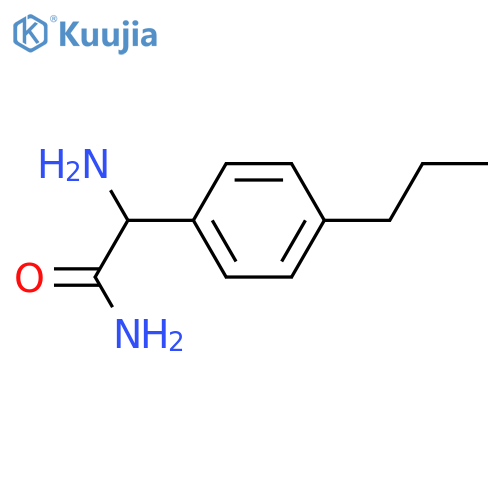 2-\u200bAmino-\u200b2-\u200b(4-\u200bpropylphenyl)\u200bacetamide structure