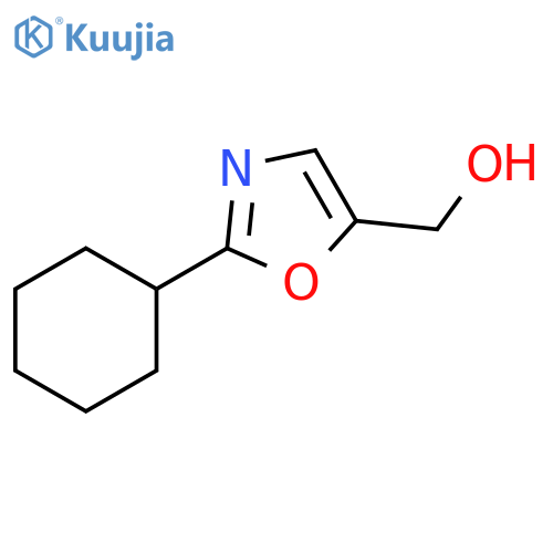 2-Cyclohexyl-5-oxazolemethanol structure