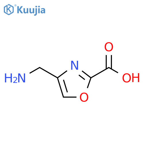 4-Aminomethyl-oxazole-2-carboxylic acid structure