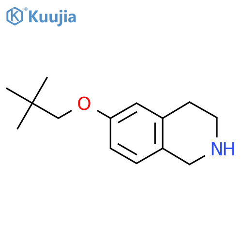 6-(2,2-Dimethylpropoxy)-1,2,3,4-tetrahydroisoquinoline structure
