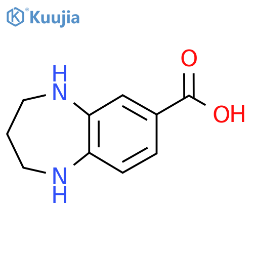 2,3,4,5-tetrahydro-1H-1,5-benzodiazepine-7-carboxylic acid structure