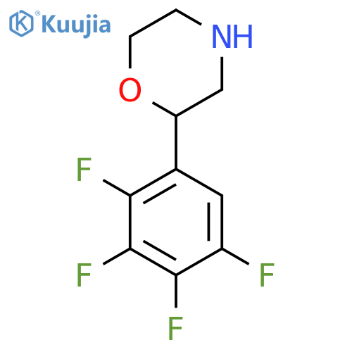 2-(2,3,4,5-tetrafluorophenyl)morpholine structure