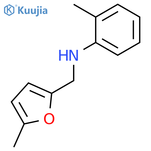 2-methyl-N-(5-methylfuran-2-yl)methylaniline structure