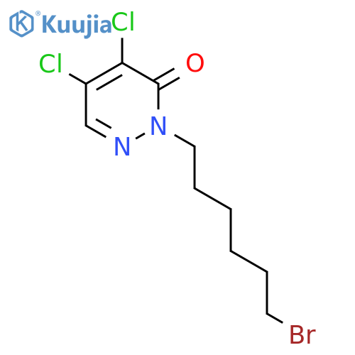 3(2H)-Pyridazinone, 2-(6-bromohexyl)-4,5-dichloro- structure
