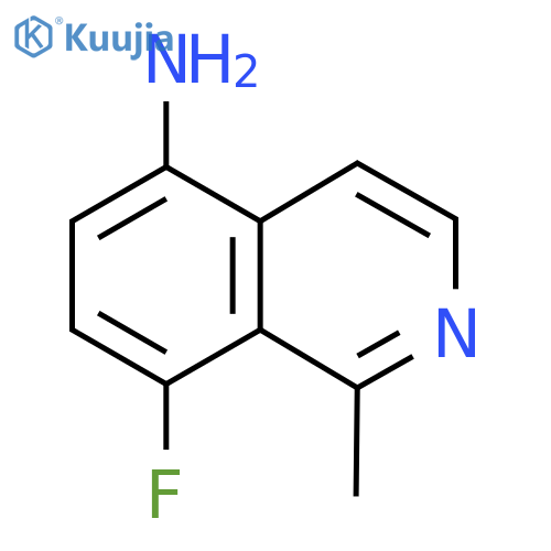 8-Fluoro-1-methylisoquinolin-5-amine structure