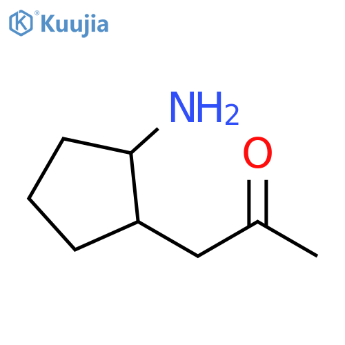 2-Propanone, 1-(2-aminocyclopentyl)- structure