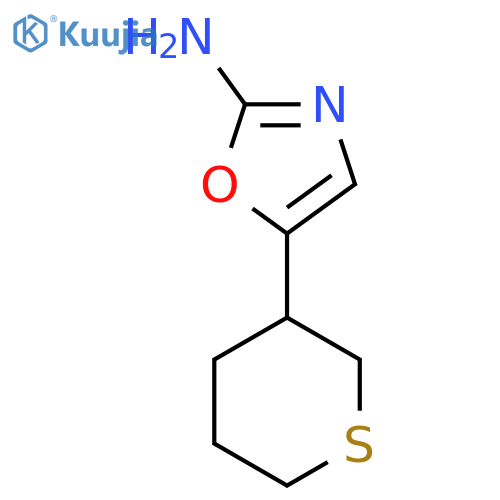 5-(thian-3-yl)-1,3-oxazol-2-amine structure