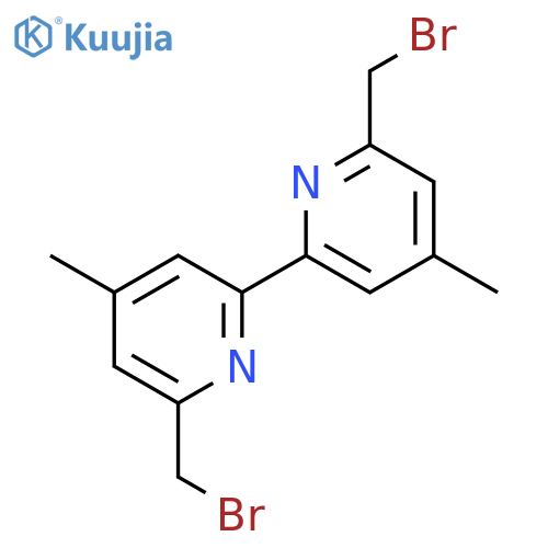 2,2'-Bipyridine, 6,6'-bis(bromomethyl)-4,4'-dimethyl- structure