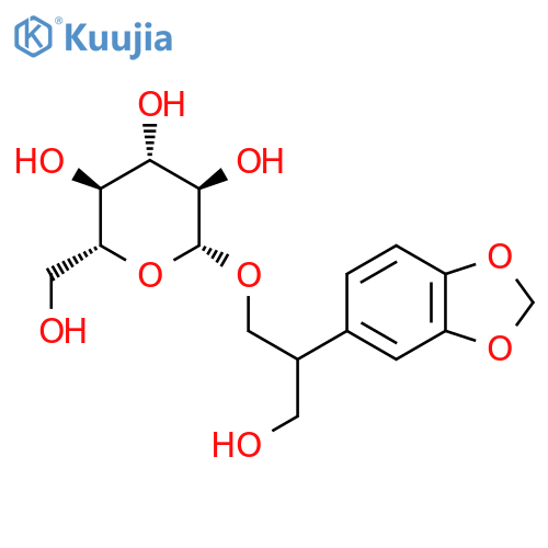 Junipediol B 8-O-glucoside structure